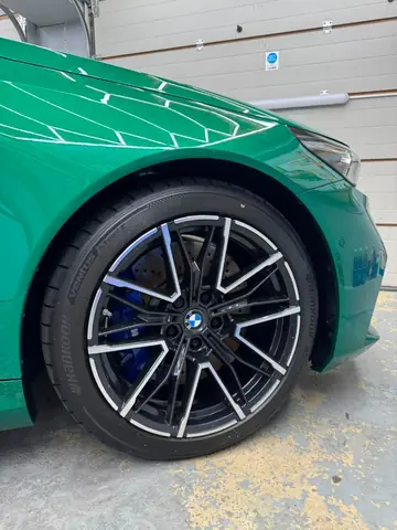 Protecție vopsea cu folie PPF, cadru vertical după aplicare PPF, aplicare profesională la Criss Wrap, Bragadiru.
